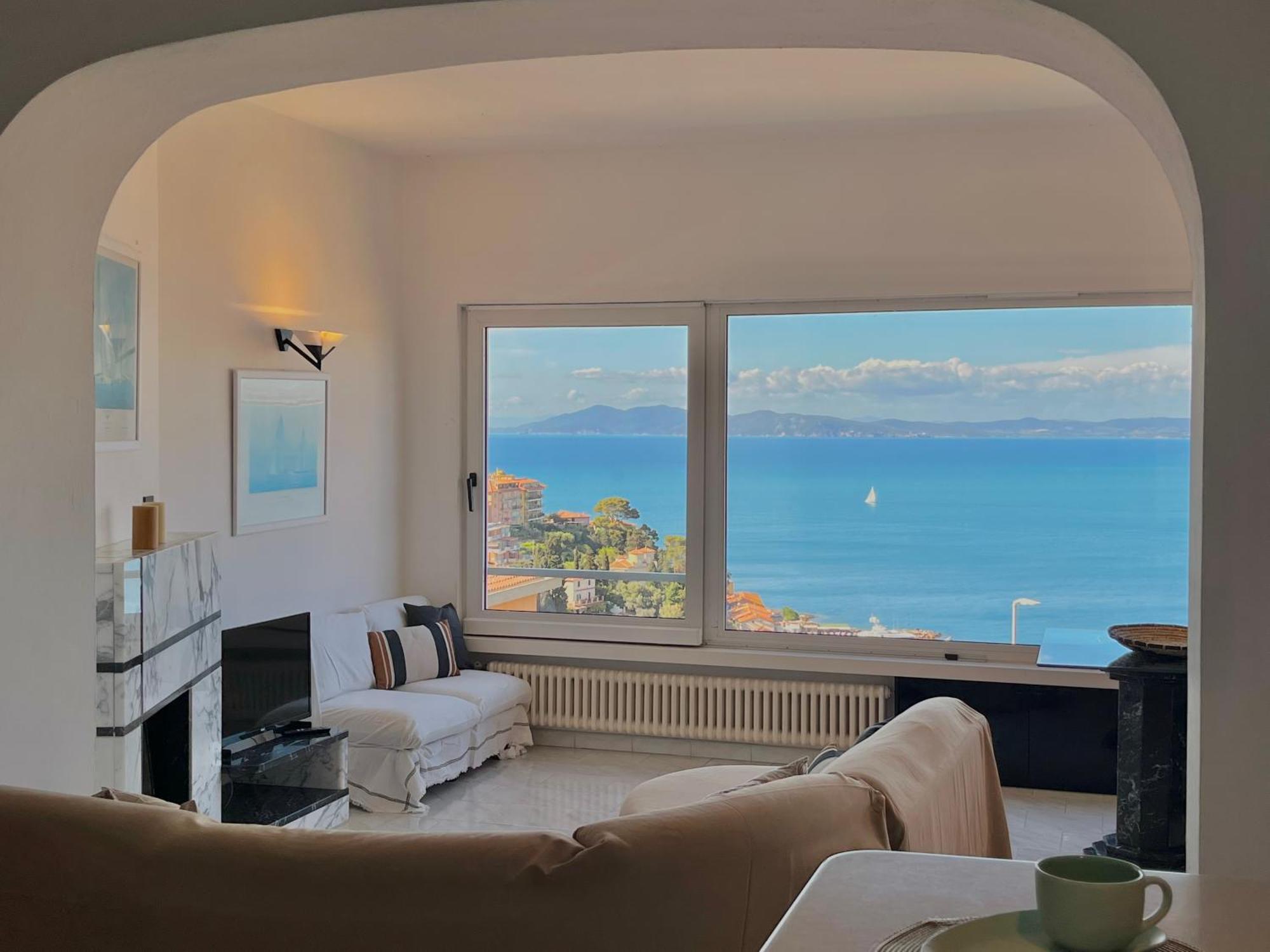 Apartamento Porto Santo Stefano Vista Mare + Parcheggio Gratuito Exterior foto