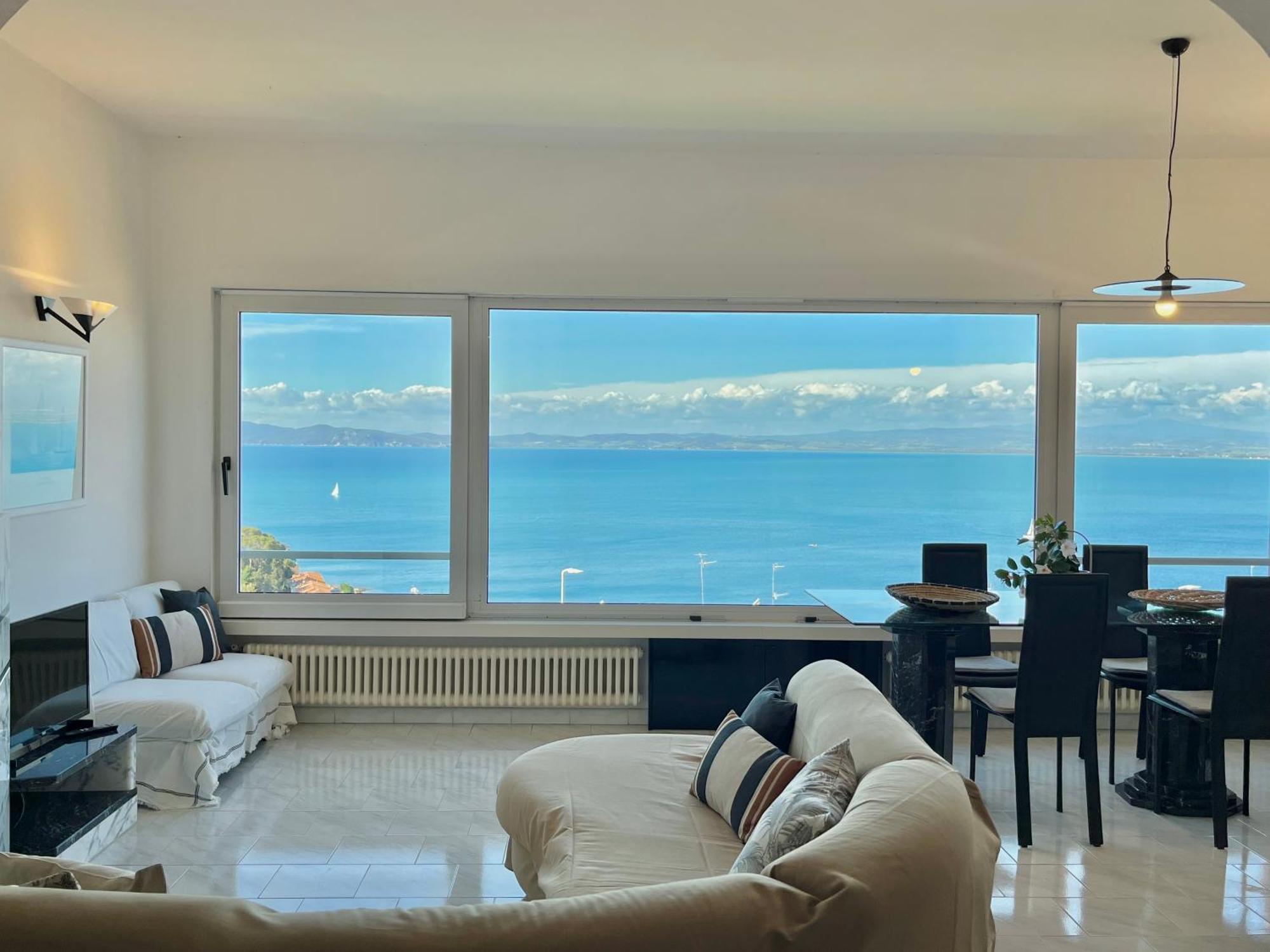 Apartamento Porto Santo Stefano Vista Mare + Parcheggio Gratuito Exterior foto