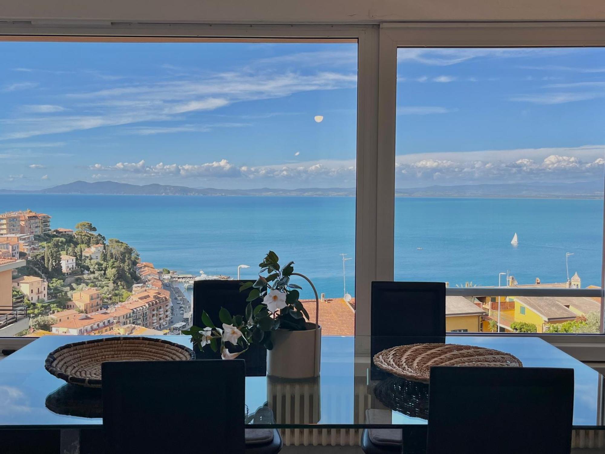 Apartamento Porto Santo Stefano Vista Mare + Parcheggio Gratuito Exterior foto