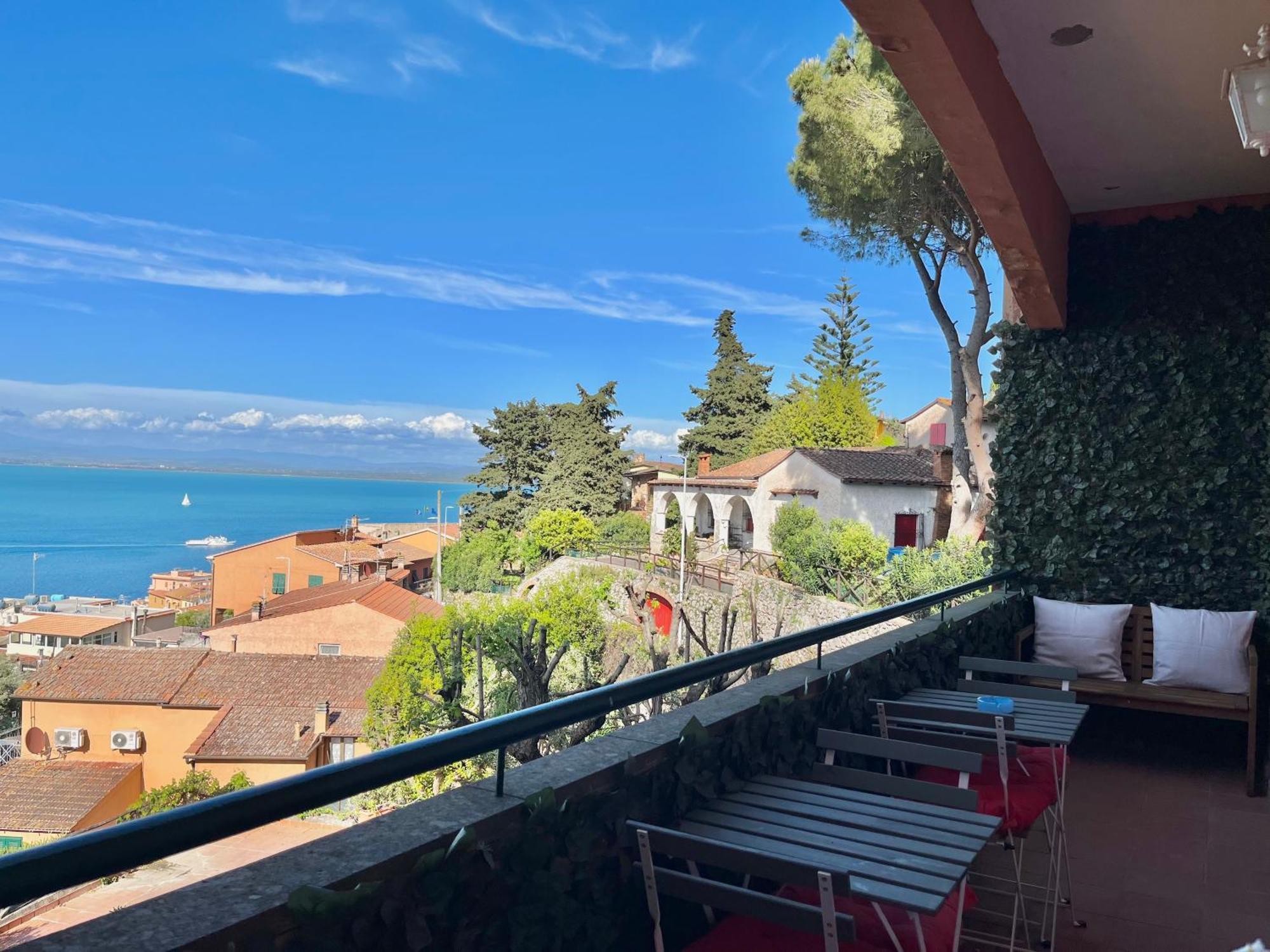 Apartamento Porto Santo Stefano Vista Mare + Parcheggio Gratuito Exterior foto