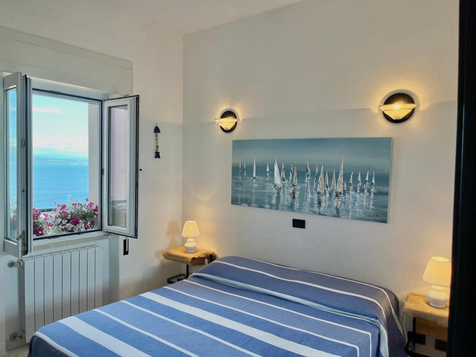 Apartamento Porto Santo Stefano Vista Mare + Parcheggio Gratuito Exterior foto